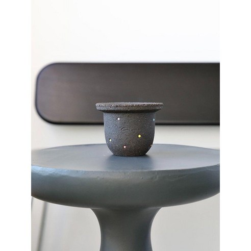 그로브팟 화분 화분인테리어 클래식화분 천연화분, 도예, 내경 10  외경 15  외경 12.5, 1.작은것4개(검은콩4개포함)