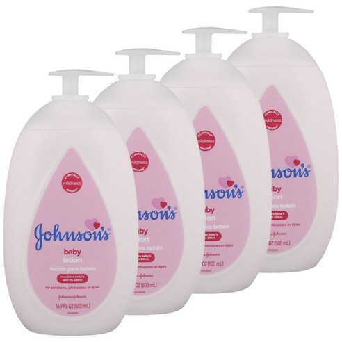 존슨즈베이비 유아로션, 500ml, 4개