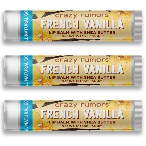 크레이지루머스 립 밤 4.4 ml, French Vanilla, 3개