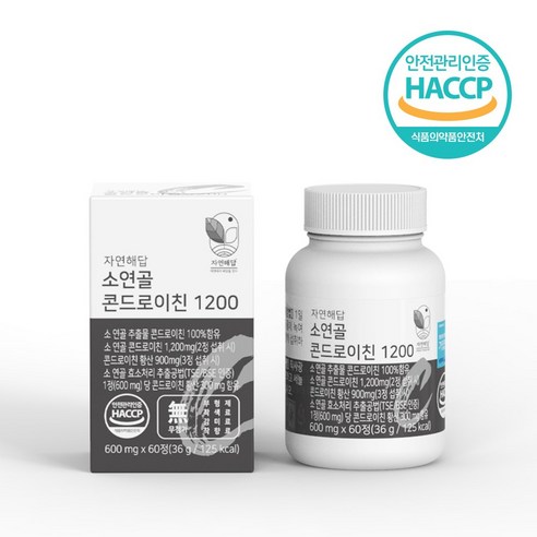 자연해답 소연골 콘드로이친 1200, 60정, 36g, 1개