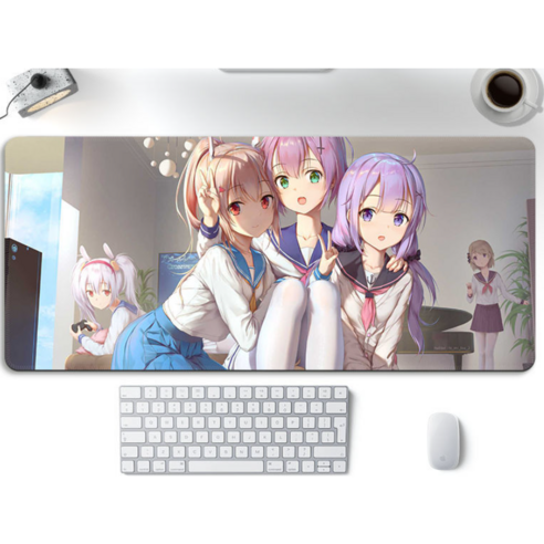 마우스 장패드 벽람항로 Azur Lane 게이밍 마우스 장패드 20종 24567, P14, 80*30cm