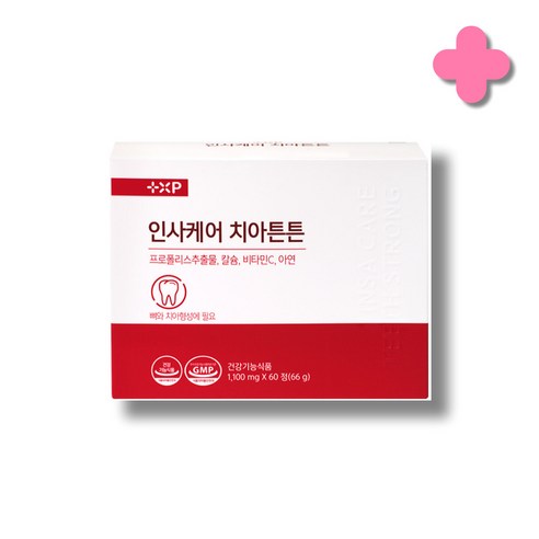 이약사건강몰 인사 케어치아튼튼 인사성분 1개월, 60정, 1박스