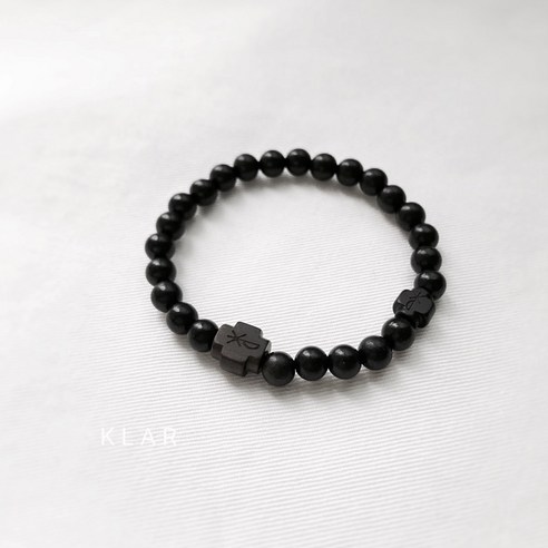 클라묵주 (KLAR) 흑단 묵주팔찌 (내경15센치)