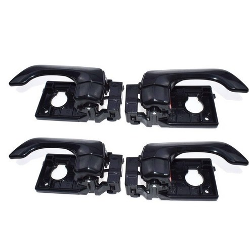  자동차 후면 랙 걸이 트렁크 해치백 트레일러 거치대, A (옵션 이미지 참고) 캐리어/트레일러 SMILING WAY # 인테리어 내부 문짝 핸들 왼쪽 오른쪽 기아 옵티마 2006 2.4L 블랙 실버, 02 Black_03 Left Right Pair