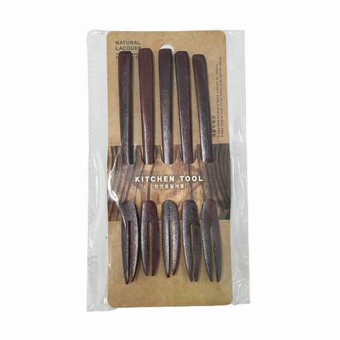 섬세한 아름다움이 깃든 옻칠 티포크로 당신의 디저트 시간을 특별하게