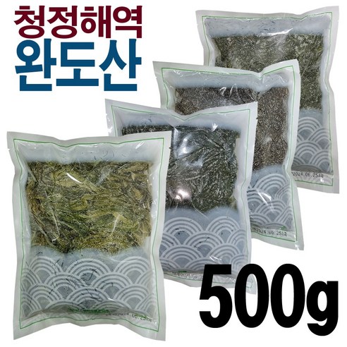 [삼화해조류] 미역줄기 꼬시래기 채다시마 쌈다시마 500g 세트모음, 1개