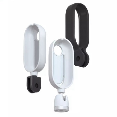 Xzante 용 Insta360 GO 2 마운트 어댑터 번들 확장 스포츠 액세서리 액션 카메라, 화이트 & 블랙