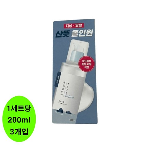 라운드랩 포 맨 1025 독도 젤 로션 올인원, 600ml, 1개 ck올인원로션