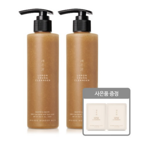 조성아 원더바스 레몬청 클렌저 200ml, 2개