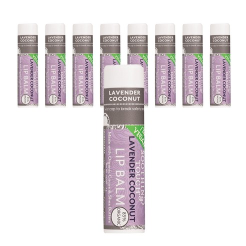 수딩터치 립밤 7g, 9개, Lavender Coconut