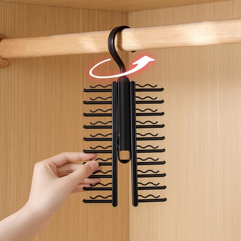 옷장 속 숨겨진 공간을 깨우는 영그린 넥타이 걸이