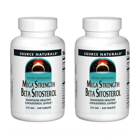 소스내츄럴스 메가 스트랭스 베타 시토스테롤 375mg 타블렛, 240정, 2개