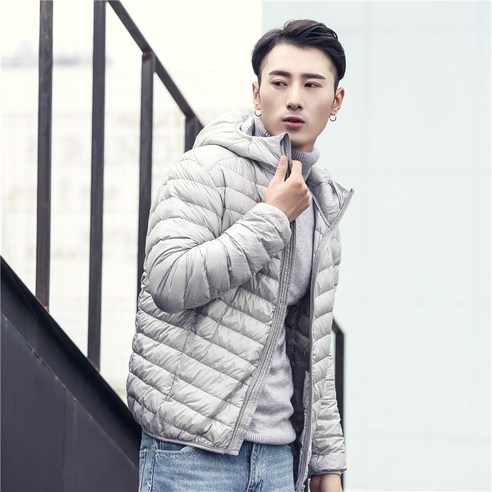[BINIWU]남자 후드 코트 라지 패딩