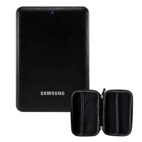 [삼성공식파트너] 외장하드 J3 Portable USB3.0 1TB + 파우치, 블랙