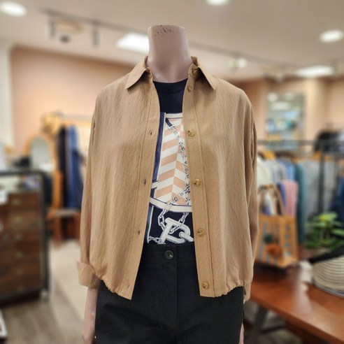 BCBG 스트링 ST BL 셔츠 _ B4C7B471 73 [D/BEIGE]