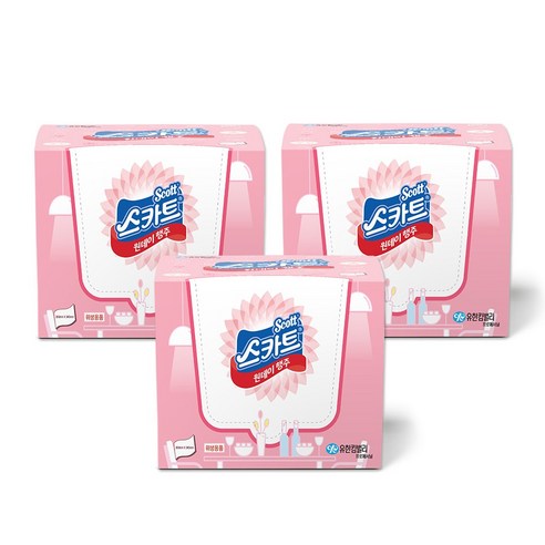 스카트 원데이 일회용 행주, 30개입, 3개