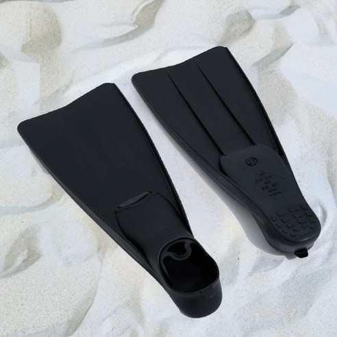 서브22 오리발 롱핀 엑셀 + 오리발가방 증정, 블랙