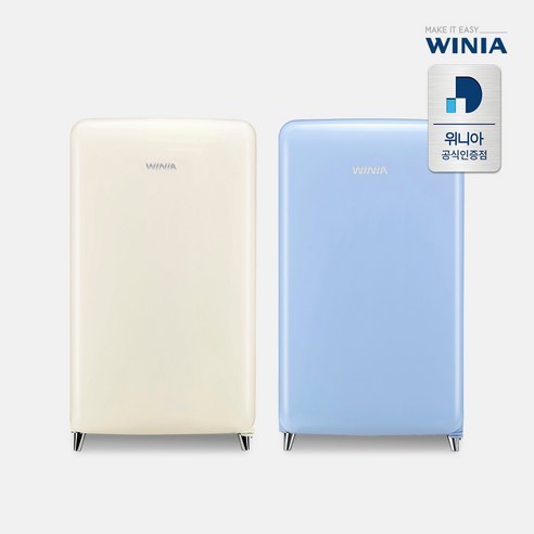   위니아 칵테일 레트로 소형 냉장고 ERT118CBA (118L) 2colors, ERT118CBA(블루)
