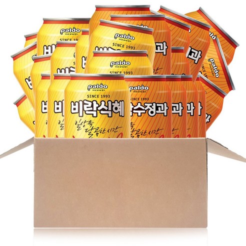 올따옴기획 팔도비락식혜238ml 12+비락수정과238ml 12, 238ml, 1세트