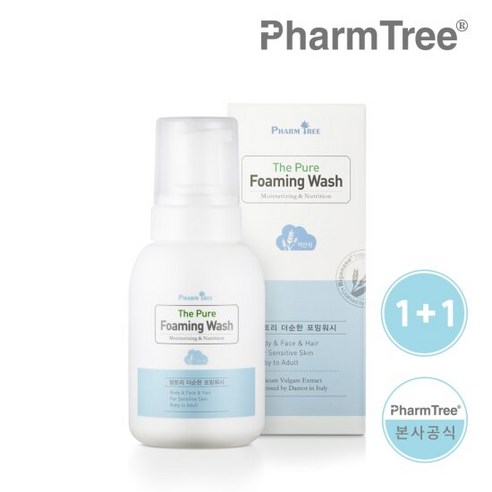 [본사공식] 1 + 1 더순한 포밍워시 300ml, 단품