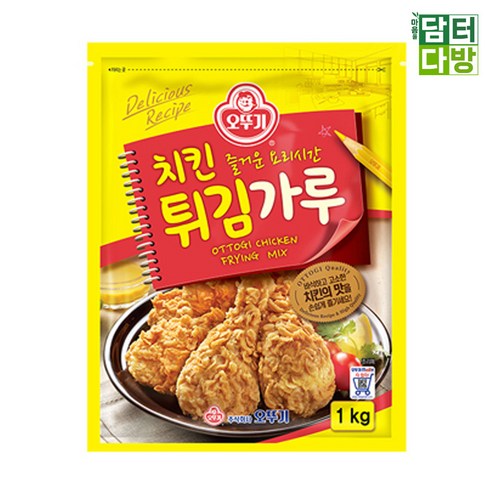 오뚜기 치킨튀김가루 1kg, 3개