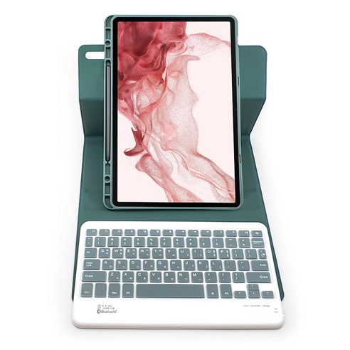 태블릿 경험을 한 단계 업그레이드하는 삼성 갤럭시탭 S8 플러스/S7+/S7 FE용 혁신적인 콤비 회전 블루투스 키보드 케이스