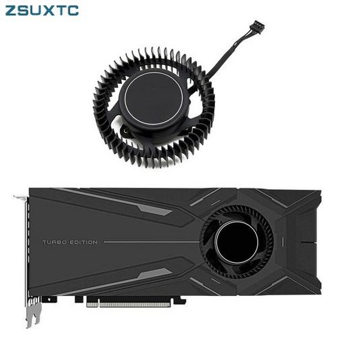 그래픽카드 지포스 컴퓨터 터보 그래픽 카드 냉각 팬 PLB07525B12HH DC12V 1.20A 4 핀 GTX 1080 1080Ti RTX2080 슈퍼 기가바이트 RTX