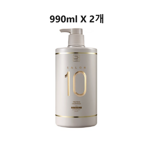 미쟝센 살롱 10 에센스 팩 극손상 모발용, 990ml, 1개