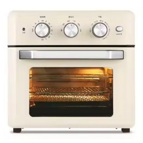 아이보리빛 주방 혁신, 재원전자 올스텐 에어프라이어