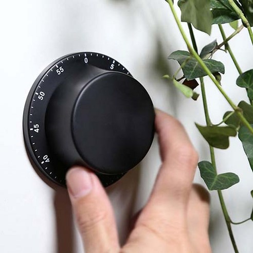 손에 꼭 맞는 조리 필수품: 심플 아날로그 다이얼 쿠킹타이머