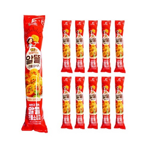롯데푸드 알뜰 전통소시지, 1kg, 10개