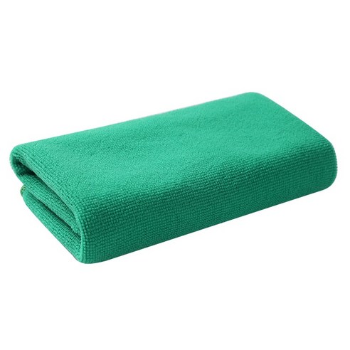 ZZJJC 네모난200g/m세섬유네모30*30 두툼한 네모 수건 청소 행주 차수건, 30cm*30cM, 녹색