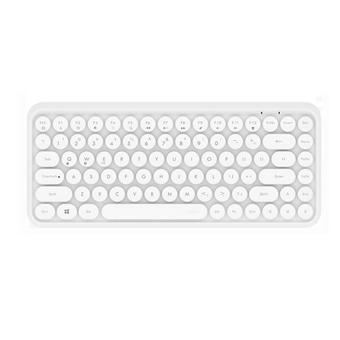 [시요] 블루투스 호환 키보드 무선 키보드 미니 게임 키보드 맥북 PC 게이머 노트북 iPad 태블릿 컴퓨터 키보드, 하나, white, 하나