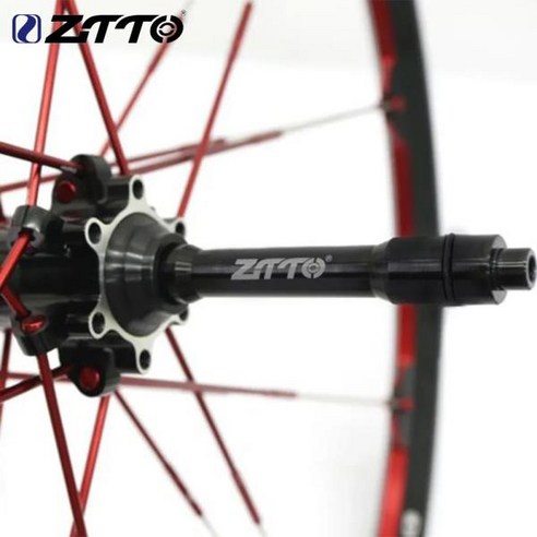 ZTTO MTB 도로 자전거 스루 액슬 어댑터 자전거 휠 허브 QR 어댑터 변환 샤프트 12-9mm 110 135 142 148mm 15-9 100mm, 9)20 To 15 100mm Black