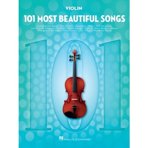 (영문도서) 101 Most Beautiful Songs: For Violin Paperback, Hal Leonard Publishing Corporation