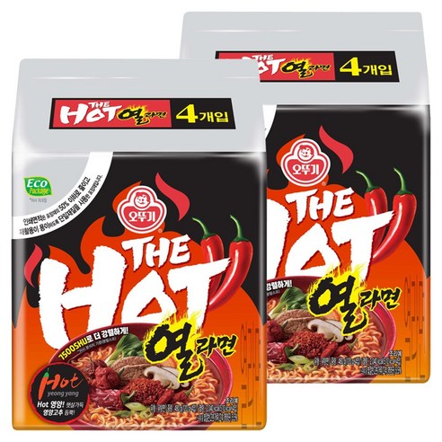 오뚜기 더핫 열라면 120g