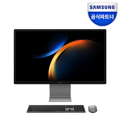 삼성전자 올인원 프로 일체형 PC DM970AGA-L51A 27인치 인텔 울트라5 16GB WIN11 기업용 사무용 학습용 AI 컴퓨터 PC, RAM 16GB + SSD 512GB