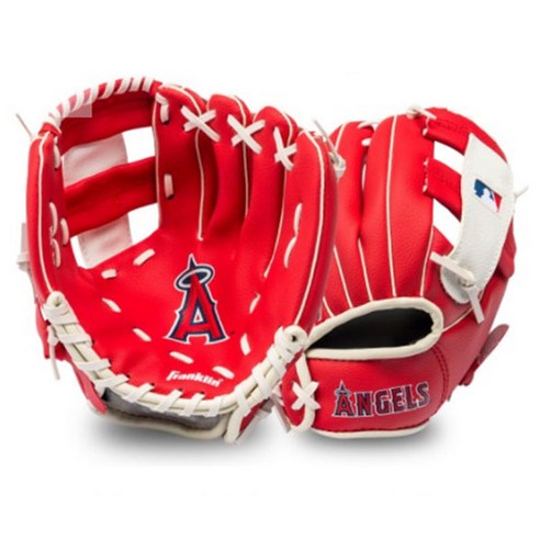 프랭클린 MLB LA 에인절스 주니어 야구글러브 야구공, 1개 11인치글러브 프랭클린 MLB LA 에인절스 주니어 야구글러브 야구공, 1개 11인치글러브