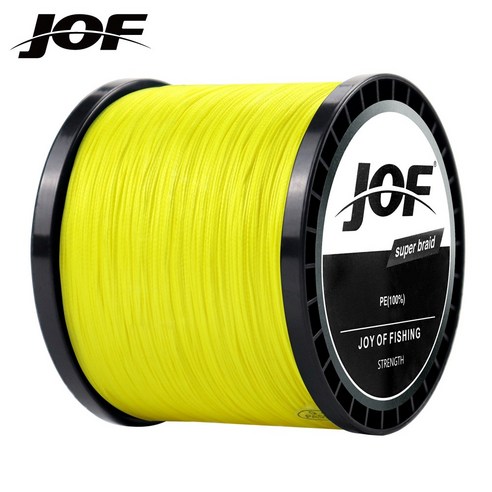 JOF 1000m SUPER PE 12합사 낚싯줄, Yellow, 3개