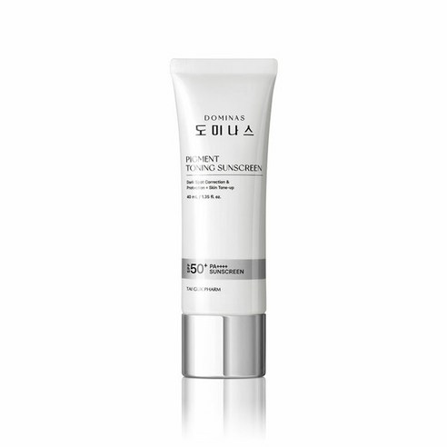 도미나스 트라넥삼산 선크림 40ml 2개 SPF50 기미 색소침착 케어 톤업 선스크린 + 퍼스트 토닝 에센스 70ml 1개 12 도미나스 최신상 태극제약 도미나스 트라넥삼산 선크림, 40ml, 1개