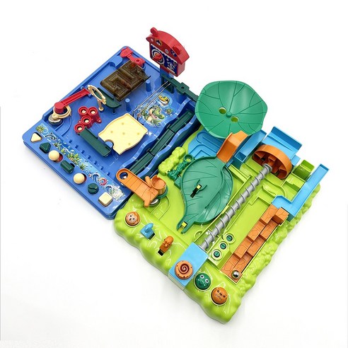 어린이 두뇌발달 보드게임 워터파크 정글 어드벤처 테이블 게임 구슬 놀이 조작 장난감 완구, 워터파크 어드벤처 ..., 1개