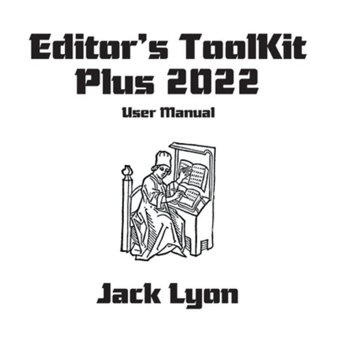 (영문도서) Editor''s ToolKit Plus 2022: User Manual Paperback, Editorium, English, 9781434104946