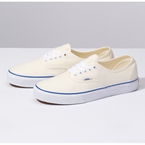 반스 VN000EE3WHT VANS 클래식 코어 Authentic 어센틱 크림 화이트 남여공용 스니커즈 캔버스화