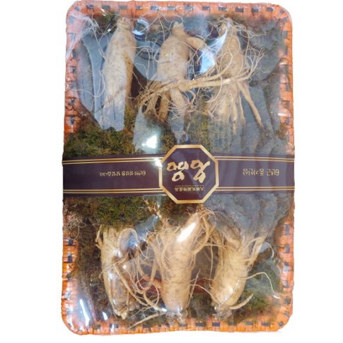 (풍기이야기) 풍기인삼 6년근 풍기 수삼 선물용 등나무포장 750g (6-7편) [명절선물 선물세트 부모님 상견례선물] - 인삼/수삼/장뇌삼 | 쿠팡