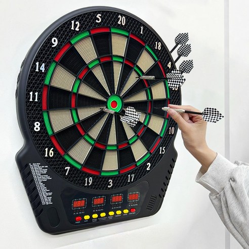 짜릿한 승리의 순간을 집 안으로! 히든템 가정용 특대형 전자 자동합산 다트판 리뷰 전자다트