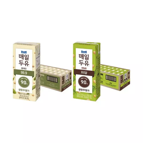 매일두유 고단백 190ml, 24개+렌틸콩 190ml, 24개, 190ml