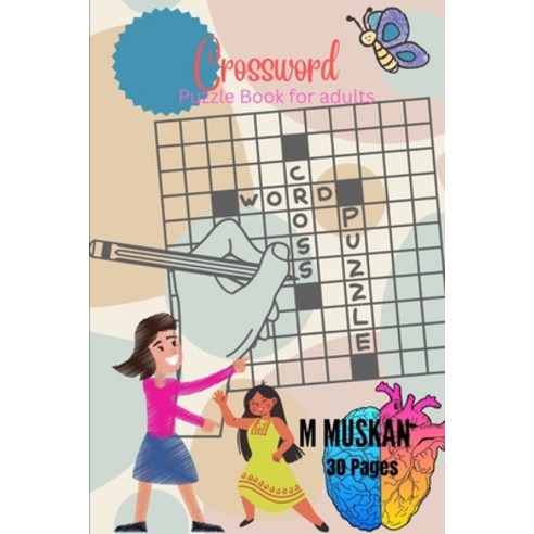 (영문도서) Crossword Puzzle Book for adults 30 Pages Paperback, Independently Published, English, 9798366783682