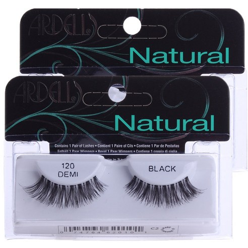 아델 내추럴 래쉬 1쌍, 120 Black, 2개