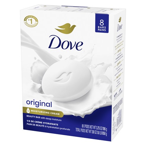 도브 Original 목욕비누 8개입, 106g, 8개