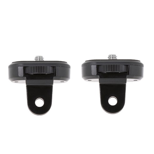 소니 카메라 용 삼각대 마운트 어댑터 2 개 GoPro 마운트 용 1/4 "스레드, 39x37x20mm, 블랙, 플라스틱